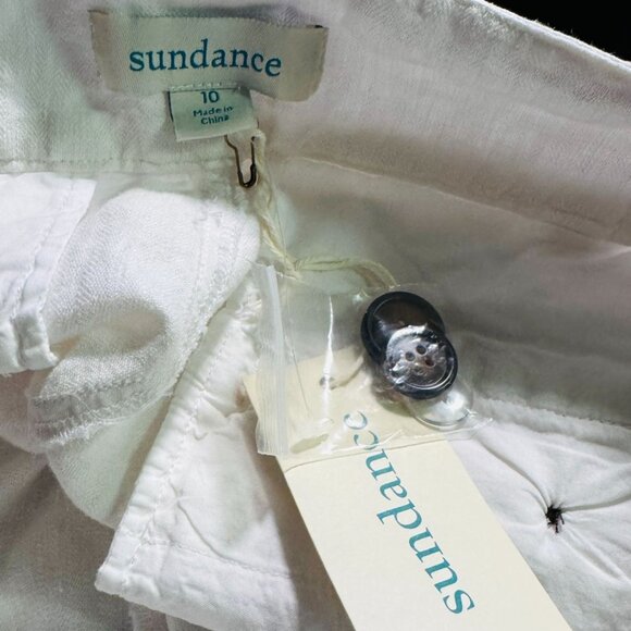 Sundance Adelaide 100% Linen Trouser Pant Womens 10 High Rise Capsule Breathable - Picture 7 of 9